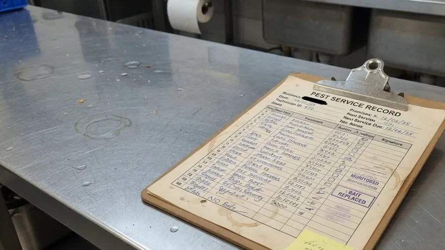Food business pest record