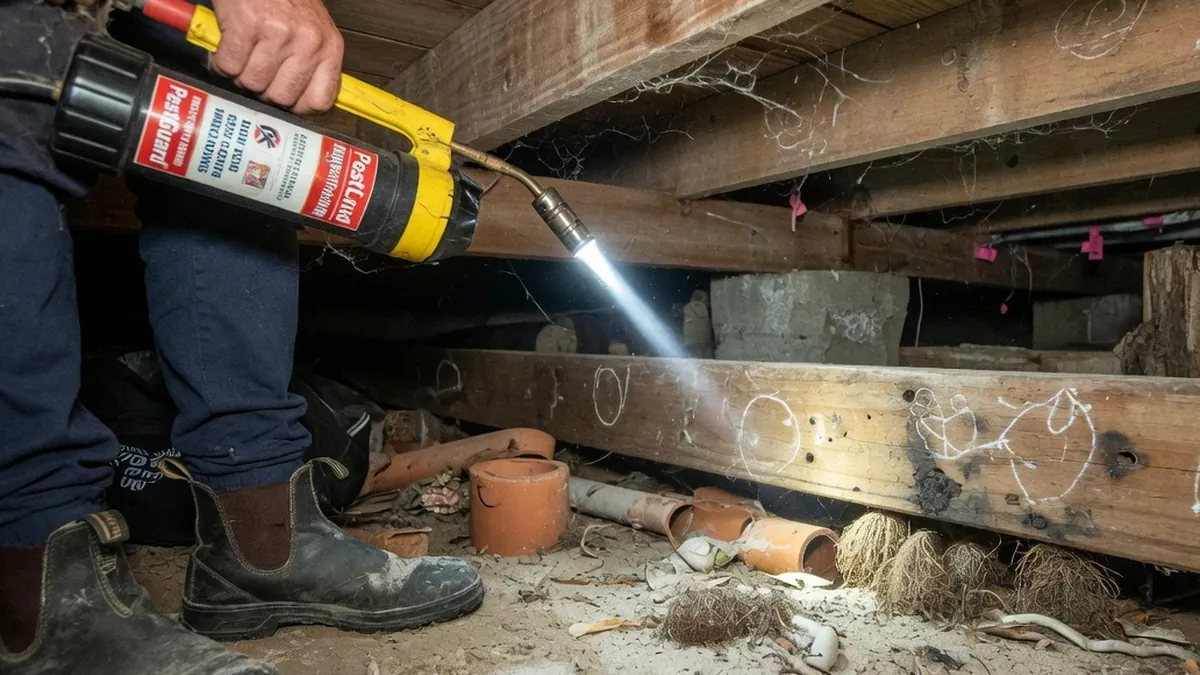 Timber pest inspection of a coastal NSW subfloor